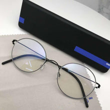 Load image into Gallery viewer, Titanium Screwless eyeglasses Morten Brand Retro Round glasses frame Men&#39;s Optical Feminino Myopia Gafas Prescription Spectacles