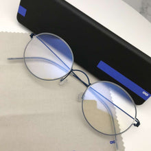 Load image into Gallery viewer, Titanium Screwless eyeglasses Morten Brand Retro Round glasses frame Men&#39;s Optical Feminino Myopia Gafas Prescription Spectacles