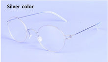Load image into Gallery viewer, Titanium Screwless eyeglasses Morten Brand Retro Round glasses frame Men&#39;s Optical Feminino Myopia Gafas Prescription Spectacles
