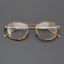 Load image into Gallery viewer, Titanium Vintage Square Optical Eyeglasses Frame Men Women&#39;s Full Rim Prescription Glasses Unisex Retro Japanese Myopia Eyewear