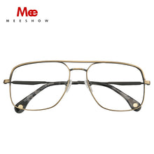 Load image into Gallery viewer, Titanium alloy glasses Men&#39;s glasses square ultrlight prescriptopn glasses preogressive large eyeglasses spectacle frame 1101A