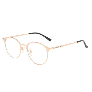 Titanium alloy men's and women's Korean flat lens frame female can match nearsightedness anti-radiation glasses frame