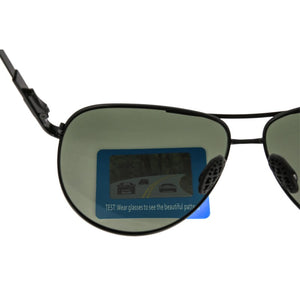 Titanium men's sunglasses polarized TAC ladies UV400 driving brand classic sunglasses anti-blue glasses with case 8105-1Y