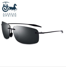 Load image into Gallery viewer, Titanium sunglasses 607 rimless square sunglasses 61-12-140  myopia reading sunglasses ultralight frame Driving glasses