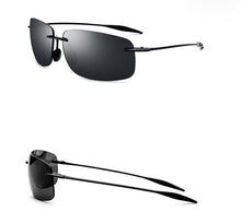 Load image into Gallery viewer, Titanium sunglasses 607 rimless square sunglasses 61-12-140  myopia reading sunglasses ultralight frame Driving glasses