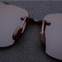 Load image into Gallery viewer, Titanium sunglasses 607 rimless square sunglasses 61-12-140  myopia reading sunglasses ultralight frame Driving glasses