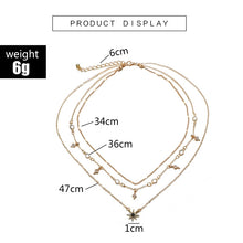 Load image into Gallery viewer, Tocona Charm Shiny Gem Crystal Star Bead Chain Tassel Pendant Multilayer Clavicle Neckace Women Boho Gold Party Jewelry Gift6568
