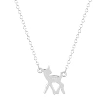 Carica l&#39;immagine nel visualizzatore di Gallery, Eleganti collane con piccoli cervi Bambi, pendenti, gioielli fatti a mano, regalo di Natale per le donne. Sconto 