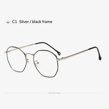 Load image into Gallery viewer, Toketorism Gold Metal Glasses Woman's Eyeglasses Vintage Man's Eyewear Optical Frames 52082