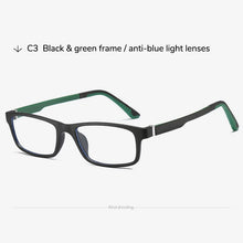 Load image into Gallery viewer, Toketorism Quality Flexible Lightweight Frame Anti Blue Light Computer Glasses for Unisex 3055