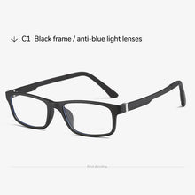 Load image into Gallery viewer, Toketorism Quality Flexible Lightweight Frame Anti Blue Light Computer Glasses for Unisex 3055