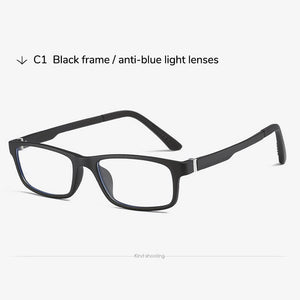 Toketorism Quality Flexible Lightweight Frame Anti Blue Light Computer Glasses for Unisex 3055