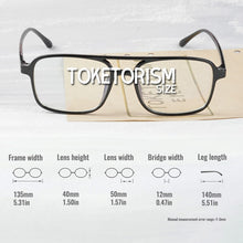 Load image into Gallery viewer, Toketorism Vintage Glasses Woman Man Double Bridge Retro Eyeglasses Lightweight Optical Frame 0342