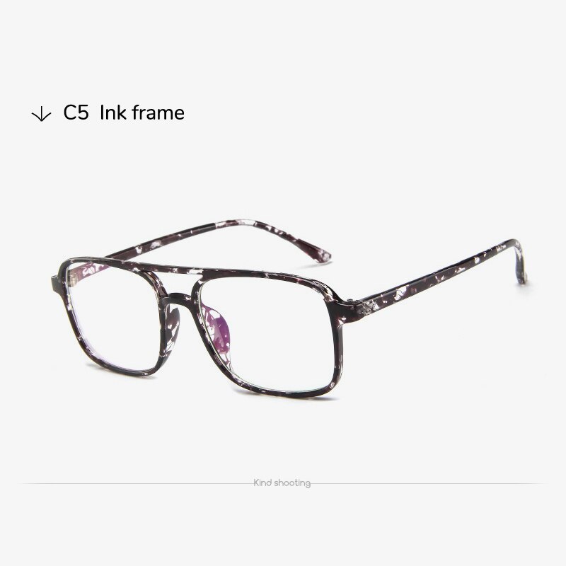 Toketorism Vintage Glasses Woman Man Double Bridge Retro Eyeglasses Lightweight Optical Frame 0342