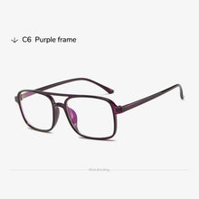 Load image into Gallery viewer, Toketorism Vintage Glasses Woman Man Double Bridge Retro Eyeglasses Lightweight Optical Frame 0342