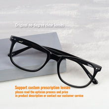 Load image into Gallery viewer, Toketorism rectangle acetate mens quality plain eyeglassses for Optics  prescription glasses frames