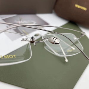 Tom Brand Rimless Eyeglass Frames Titanium Eyeglass Frames  Men Designer Glasses  Prescription Glasses  Optical Glasses Ford