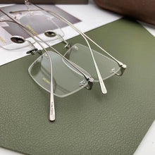 Load image into Gallery viewer, Tom Brand Rimless Eyeglass Frames Titanium Eyeglass Frames  Men Designer Glasses  Prescription Glasses  Optical Glasses Ford