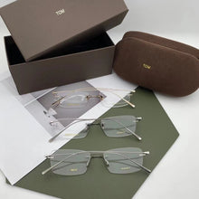 Load image into Gallery viewer, Tom Brand Rimless Eyeglass Frames Titanium Eyeglass Frames  Men Designer Glasses  Prescription Glasses  Optical Glasses Ford