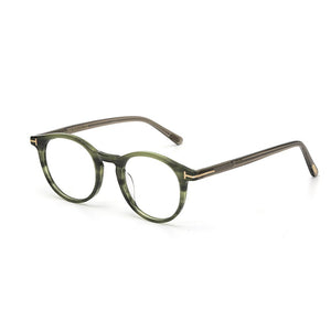 Tom for Optical Eyeglasses Frames Forde Round Acetate Women Men Reading Myopia Prescription TF5294 EyeGlasses With Case