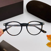 Load image into Gallery viewer, Tom for Optical Eyeglasses Frames Forde Round Acetate Women Men Reading Myopia Prescription TF5524 EyeGlasses With Case