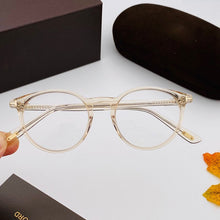Load image into Gallery viewer, Tom for Optical Eyeglasses Frames Forde Round Acetate Women Men Reading Myopia Prescription TF5524 EyeGlasses With Case