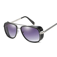 Load image into Gallery viewer, Tony Stark Iron Man Sunglasses Men Women Steampunk Sun Glasses Male Vintage Gradient Red Sunglass UV400
