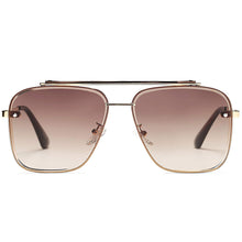 Load image into Gallery viewer, Tony Stark Sunglasses Costume Gradient Eyewear Retro Square Pilot Sun Glasses Frames for Men Women