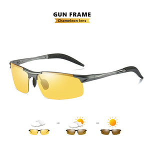 Top Anti-riflesso Occhiali per la visione notturna diurna per la guida Occhiali da sole polarizzati Occhiali da sole fotocromatici Occhiali zonnebril heren 