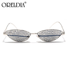 Load image into Gallery viewer, Top Brand Cat Eye sunglasses Ladies Small Frame  Rhinestone Sunglasses Retro Ladies Accessories Glasses 2023 hot