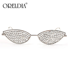 Load image into Gallery viewer, Top Brand Designer Cat Eye Sunglasses Women  Small Sexy  Rhinestone Sun glasses Women Vintage Eyeglasses oculos de sol