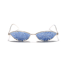Load image into Gallery viewer, Top Brand Designer Cat Eye Sunglasses Women  Small Sexy  Rhinestone Sun glasses Women Vintage Eyeglasses oculos de sol