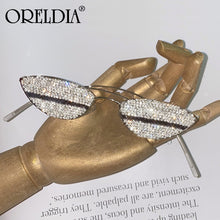 Load image into Gallery viewer, Top Brand Designer Cat Eye Sunglasses Women  Small Sexy  Rhinestone Sun glasses Women Vintage Eyeglasses oculos de sol