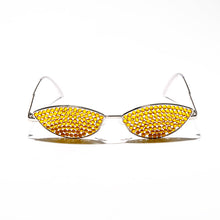 Load image into Gallery viewer, Top Brand Designer Cat Eye Sunglasses Women  Small Sexy  Rhinestone Sun glasses Women Vintage Eyeglasses oculos de sol