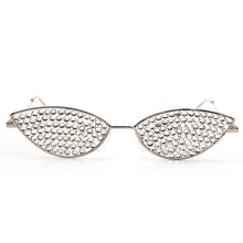 Load image into Gallery viewer, Top Brand Designer Cat Eye Sunglasses Women  Small Sexy  Rhinestone Sun glasses Women Vintage Eyeglasses oculos de sol