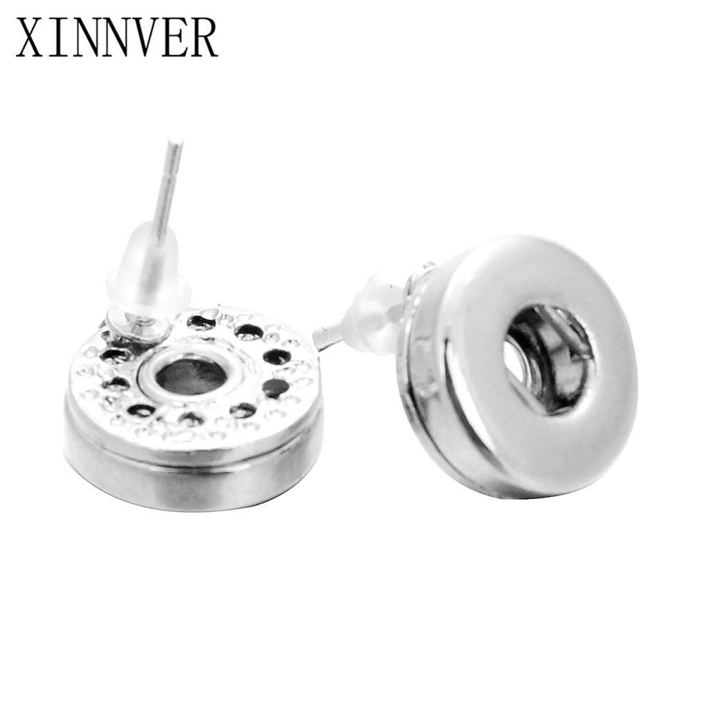 Top Fashion Women Copper 12mm metal Earrings Pendientes Mujer Orecchini Oem, O DIY Jewelry For Women