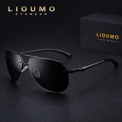 Top Male Rimless Aviation Sunglasses Men Polarized Mirror Anti-glare Sun Glasses For Men Women Pilot gafas de sol hombre UV400