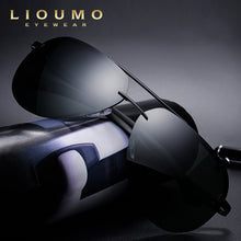 Load image into Gallery viewer, Top Male Rimless Aviation Sunglasses Men Polarized Mirror Anti-glare Sun Glasses For Men Women Pilot gafas de sol hombre UV400