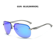 Load image into Gallery viewer, Top Male Rimless Aviation Sunglasses Men Polarized Mirror Anti-glare Sun Glasses For Men Women Pilot gafas de sol hombre UV400