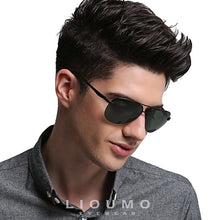 Load image into Gallery viewer, Top Male Rimless Aviation Sunglasses Men Polarized Mirror Anti-glare Sun Glasses For Men Women Pilot gafas de sol hombre UV400