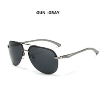 Load image into Gallery viewer, Top Male Rimless Aviation Sunglasses Men Polarized Mirror Anti-glare Sun Glasses For Men Women Pilot gafas de sol hombre UV400