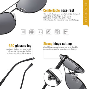 Top Men Classic Pilot Sunglasses Polarized Green Blue Women Sun glasses For Male Driving Aviation Alloy Frame Spring Legs UV400
