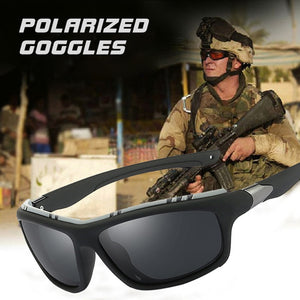 Top Mens Polarized Army Goggles Sports Driving Sunglasses UV400 Fishing Men Tactical Sun glasses Steampunk For Male Gafas de sol