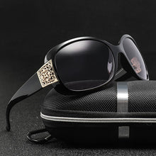 Load image into Gallery viewer, Top Oversized Black Sunglasses Women Large Size Big Retro Mirror Sun Glasses for Women Lady Female Brand Designer