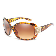 Load image into Gallery viewer, Top Oversized Black Sunglasses Women Large Size Big Retro Mirror Sun Glasses for women Lady Female Brand Designer