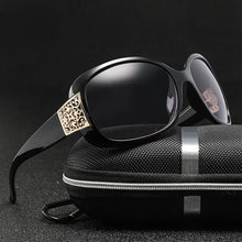 Load image into Gallery viewer, Top Oversized Black Sunglasses Women Large Size Big Retro Mirror Sun Glasses for women Lady Female Brand Designer