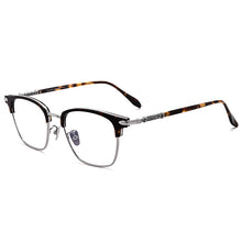 Carica l&#39;immagine nel visualizzatore di Gallery, Brand Designer Ultralight Titanium Optical Glasses Frame Men&#39;s Retro Eyeglasses Female Prescription Myopia Spectacle