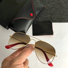 Carica l&#39;immagine nel visualizzatore di Gallery, Occhiali da sole di alta qualità RB3025 Occhiali da vista Montatura da donna Acetato Designer di marca Lenti graduate Miopia per