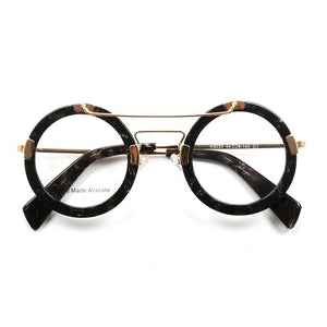 Japan Handmade Italy Acetate Optical Glasses Frame Men Women 1960's Vintage Double beam Eyeglasses Full Rim K9220