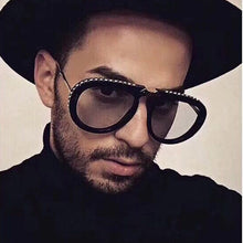 Load image into Gallery viewer, Top Quality  Folding Metal Diamond Sunglasses Women Italy Brand Designer Aviation Sun Glasses For Female Men Clear Eyewear